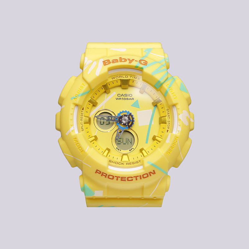 желтые часы Casio Casio Baby-G BA-120SC-9A - цена, описание, фото 1